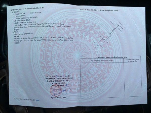 Cần bán đất xã Nghĩa Trung (Bắc Giang cũ), Bắc Ninh cạnh ngay khu công nghiệp