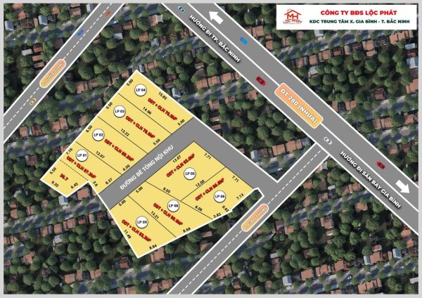 🏡 CƠ HỘI VÀNG – 8 LÔ ĐẤT ĐẸP NỘI PHÚ, XÃ GIA BÌNH, BẮC NINH