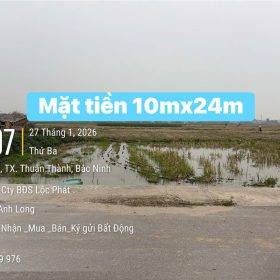 Chính chủ gửi bán - Lô đất mặt tiền đẹp An Bình, Thuận Thành