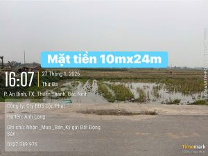 Chính chủ gửi bán - Lô đất mặt tiền đẹp An Bình, Thuận Thành