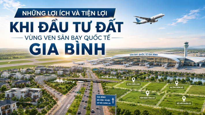 Những Lợi Ích Và Tiện Lợi Khi Đầu Tư Đất Vùng Ven Sân Bay Quốc Tế Gia Bình
