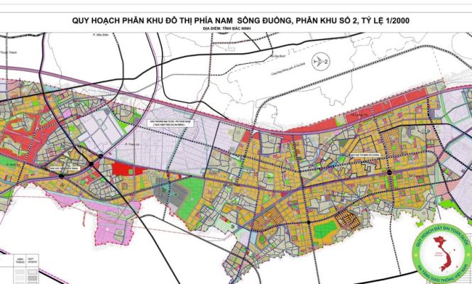 bản đồ quy hoạch sân bay Gia Bình