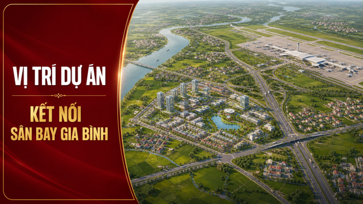 Vị trí kết nối san bay Gia Bình